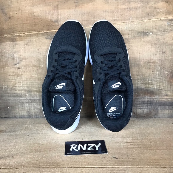 NEW Nike Tanjun Black White - Picture 5 of 7